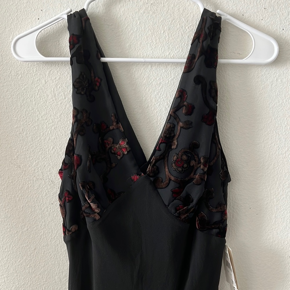 Silk midi dress vintage 90s y2k